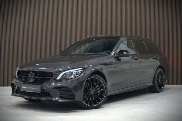 Mercedes-Benz C-Klasse Estate 300 e Business Solution AMG | Panoramadak | Stoelverwarming | 360 Camera | Dodehoekdetectie | Cruise Control | Apple Carplay | Navigatie | Trekhaak | DAB | Ambiance Verlichting | Multibeam | SOH 89,49%