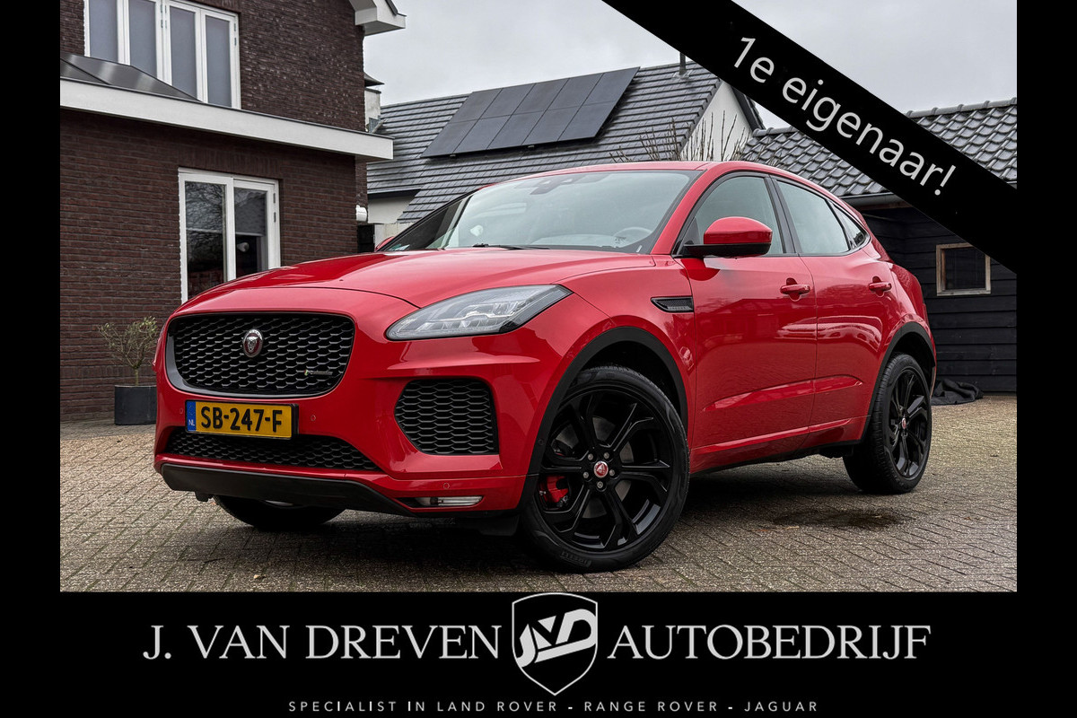 Land Rover Range Rover Evoque 2.0 Si4 HSE Dynamic - Jaguar E-PACE 2.0 P250 AWD First Edition Black Pack - Eerste eigenaar! R-dynamic, Cruise, Elek. verw. stoe