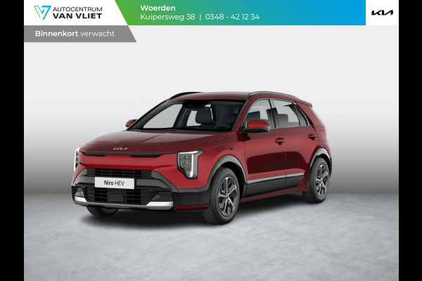 Kia Niro 1.6 GDi Hybrid DynamicPlusLine | Actieprijs* | Navi. | Clima. | Adapt. Cruise. | Achteruitrijcamera | Dodehoekassistentie | Schuif-/Kantel Zonnedak | Stoel&Stuur Verwarming