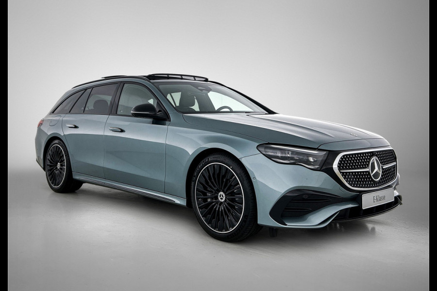 Mercedes-Benz E-Klasse Estate 300 e Business Solution AMG | Winterpakket | Nightpakket | Comfortpakket Plus | Trekhaak | Panoramaschuifdak | 360° camera | 20-inch multispaak AMG velgen |