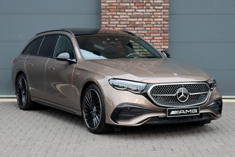 Mercedes-Benz E-Klasse Estate 300 e AMG Line | Hyperscreen | Distronic+ | HUD | 3D-Display | Panoramadak | Burmester | Surround Camera | Trekhaak | Keyless Go |