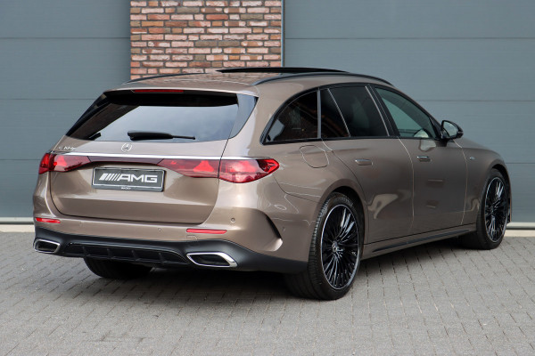 Mercedes-Benz E-Klasse Estate 300 e AMG Line | Hyperscreen | Distronic+ | HUD | 3D-Display | Panoramadak | Burmester | Surround Camera | Trekhaak | Keyless Go |