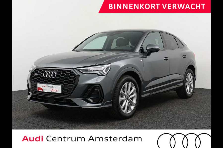 Audi Q3 Sportback 45 TFSI e S Edition 245pk | Keyless-pakket |  Apple Carplay/Android Auto | Dodehoekdetectie |  Climate control | full-LED koplampen |  lichtmetalen velgen multi-spaaks 18 | Navigatiesysteem | S Line interieur | voorstoelen verwarmd