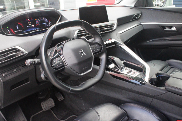 Peugeot 3008 1.2 130PK AUTOMAAT ALLURE | LEDEREN BEKLEDING | TREKHAAK | ELEKTRISCH BEDIENBARE BESTUUDERSSTOEL MET GEHEUGENFUNCTIE | ADAPTIVE CRUISE CONTROL | ELEKTRISCH BEDIENBARE ACHTERKLEP | APPLE CARPLAY/ANDROID AUTO | NAVIGATIE | STOELVERWARMING | ALL SEASON BANDEN | 19" LICHTMETALEN VELGEN | KEYLESS ENTRY/START | DODEHOEK DETECTIE | DRAADLOZE TELEFOONLADER |