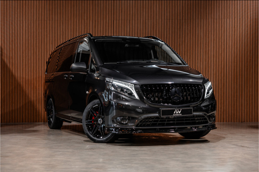 Mercedes-Benz Vito 124 CDI 237 PK DC Lang | Airmatic | Distronic | LED | Trekhaak | Lederen bekleding | L+R Schuifdeur | Dubbel cabine | Dodehoek | Camera | Navigatie | DAB | Dealer onderhouden | 24 maanden garantie