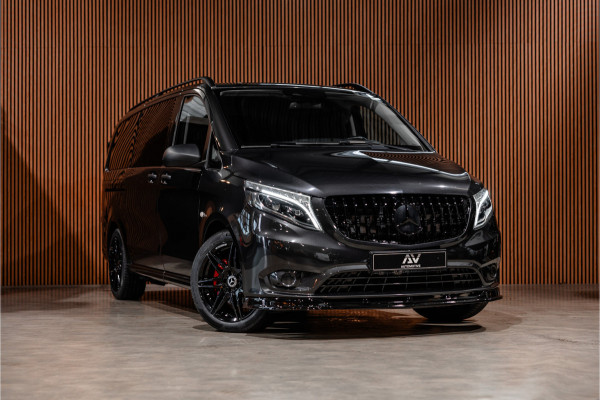 Mercedes-Benz Vito 124 CDI 237 PK DC Lang | Airmatic | Distronic | LED | Trekhaak | Lederen bekleding | L+R Schuifdeur | Dubbel cabine | Dodehoek | Camera | Navigatie | DAB | Dealer onderhouden | 24 maanden garantie