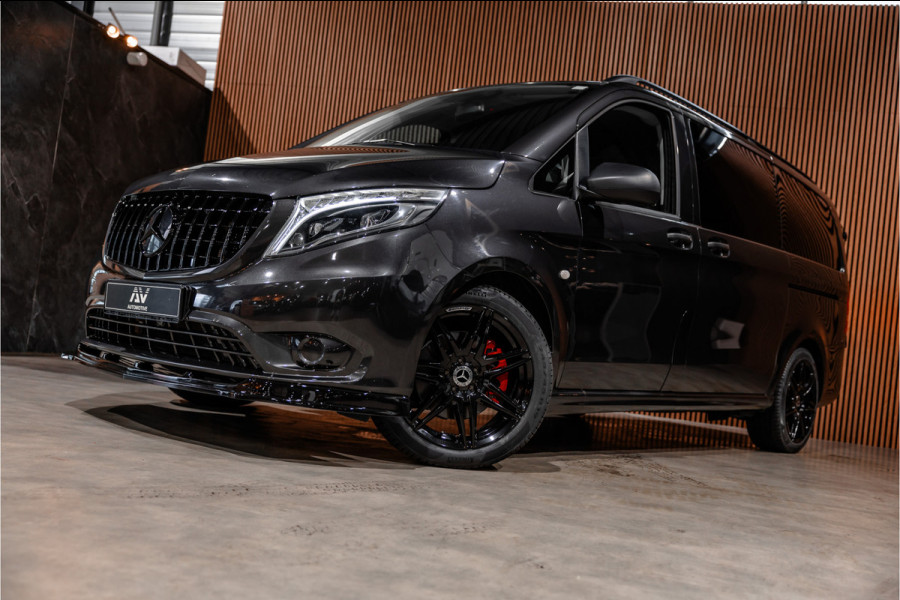 Mercedes-Benz Vito 124 CDI 237 PK DC Lang | Airmatic | Distronic | LED | Trekhaak | Lederen bekleding | L+R Schuifdeur | Dubbel cabine | Dodehoek | Camera | Navigatie | DAB | Dealer onderhouden | 24 maanden garantie