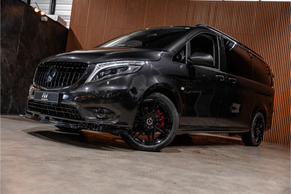 Mercedes-Benz Vito 124 CDI 237 PK DC Lang | Airmatic | Distronic | LED | Trekhaak | Lederen bekleding | L+R Schuifdeur | Dubbel cabine | Dodehoek | Camera | Navigatie | DAB | Dealer onderhouden | 24 maanden garantie