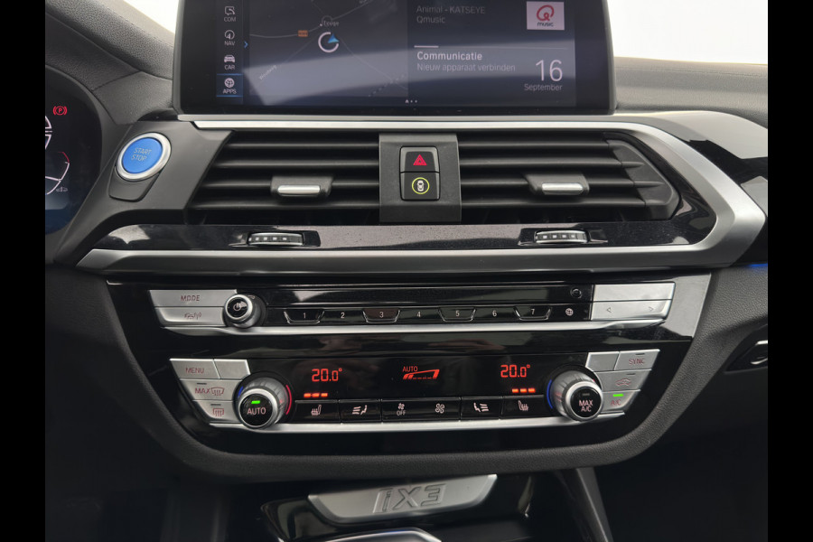 BMW iX3 High Executive 80 kWh (INCL-BTW) *AUT | PANO | LEATHER SPORT | ADAPTIVE-CRUISE | FULL-LED | BLIND-SPOT | MEMORY-PACK | DIGI-COCKPIT | HEATED-COMFORTSEATS | KEYLESS | CAMERA | DAB+ | TOWBAR | 20''ALU*