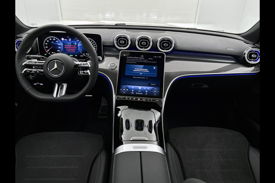 Mercedes-Benz C-Klasse 300 e 140 Years Edition | Comfortpakket Plus | Nightpakket | Winterpakket | Parkeerpakket met 360°-camera | Panoramaschuifdak | 360° camera | Warmtewerend, donkergetint glas | 19" multispaaks lichtmetalen AMG-velgen |