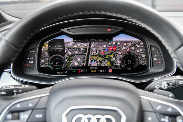 Audi Q7 60 TFSI e quattro Pro Line S Competition, Carbon, Massage, Luchtvering, Alcantara, 4-wielsturing, 360 3D, OLED, B&O, HUD!