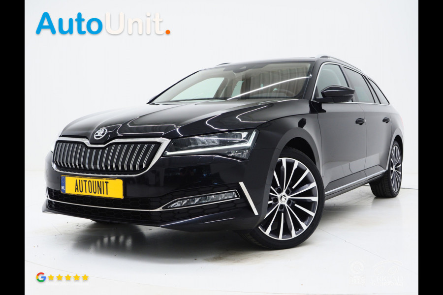 Škoda Superb Combi 1.4 TSI iV Laurin & Klement | Panoramadak | Leder | Trekhaak | Stoelkoeling | Massage | Canton | 360 | Memory
