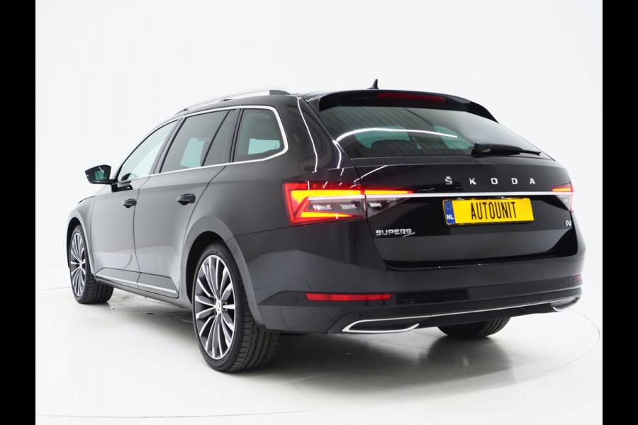 Škoda Superb Combi 1.4 TSI iV Laurin & Klement | Panoramadak | Leder | Trekhaak | Stoelkoeling | Massage | Canton | 360 | Memory