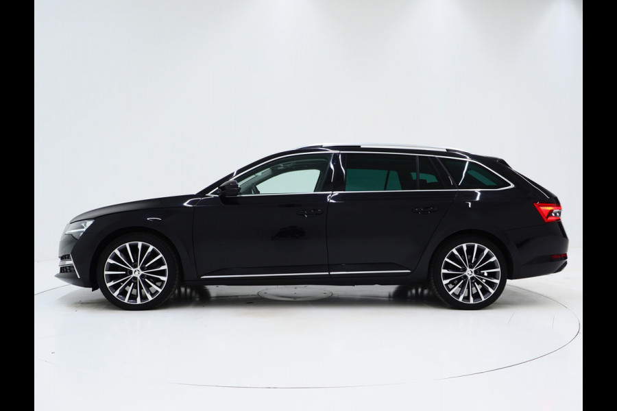 Škoda Superb Combi 1.4 TSI iV Laurin & Klement | Panoramadak | Leder | Trekhaak | Stoelkoeling | Massage | Canton | 360 | Memory