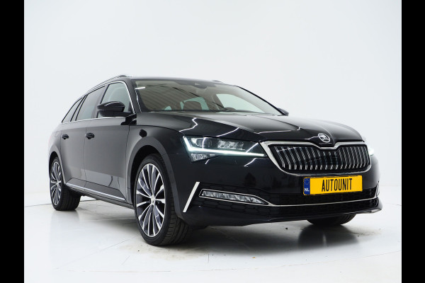 Škoda Superb Combi 1.4 TSI iV Laurin & Klement | Panoramadak | Leder | Trekhaak | Stoelkoeling | Massage | Canton | 360 | Memory