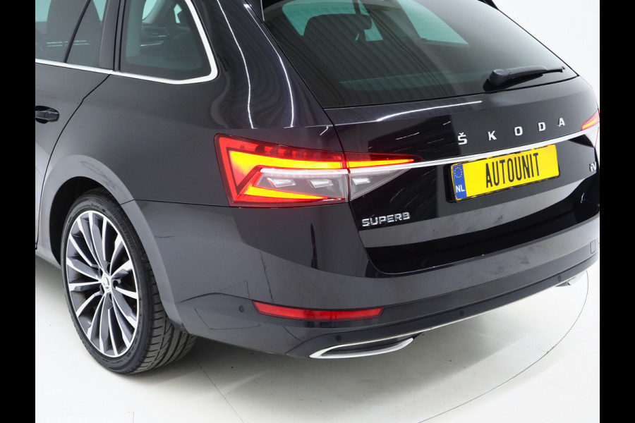 Škoda Superb Combi 1.4 TSI iV Laurin & Klement | Panoramadak | Leder | Trekhaak | Stoelkoeling | Massage | Canton | 360 | Memory