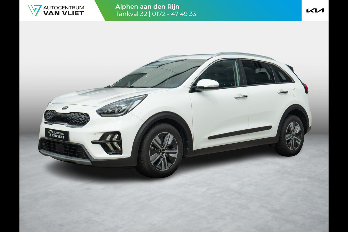 Kia Niro 1.6 GDi Hybrid DynamicPlusLine | Stoel en stuurverwarming | LED | Leder | Privacy Glas | Keyless Entry | Cruise control adaptief | Navigatie | achteruitrijcamera | Carplay | Parkeersensoren v+a | Dealeronderhouden NL auto |