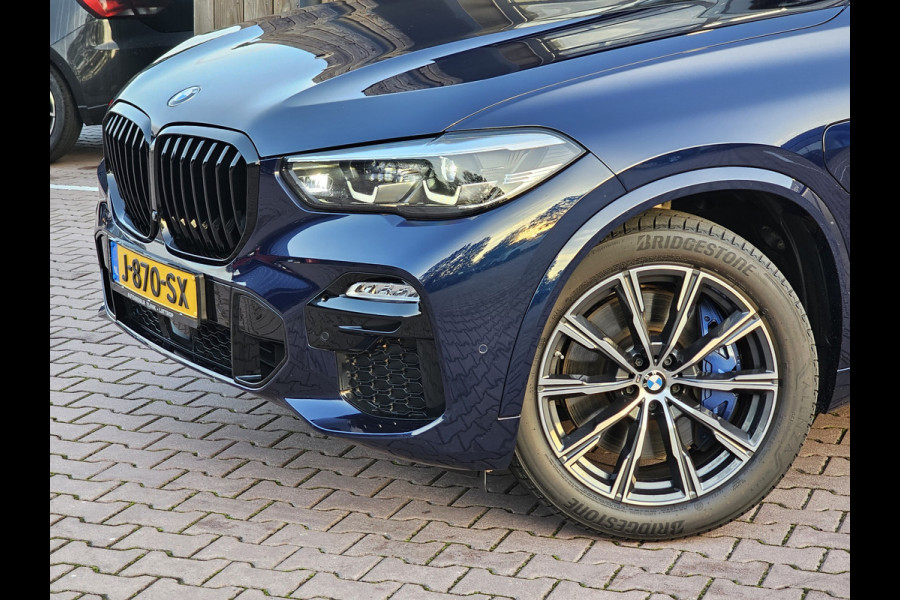 BMW X5 xDrive45e High Executive M-Sport | Luchtvering |  Elek. trekhaak | Safety pack | Achterasbesturing | HUD | M aerodynamica | Leder |