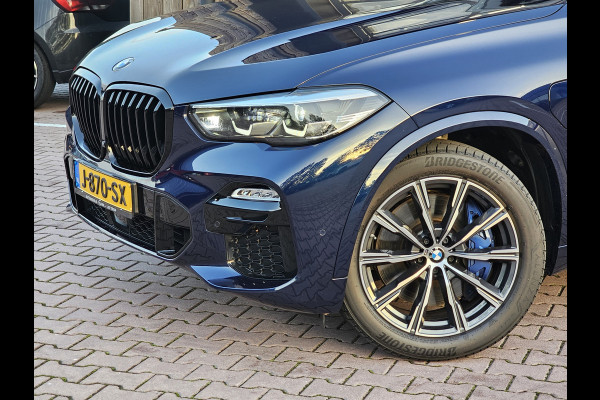 BMW X5 xDrive45e High Executive M-Sport | Luchtvering |  Elek. trekhaak | Safety pack | Achterasbesturing | HUD | M aerodynamica | Leder |