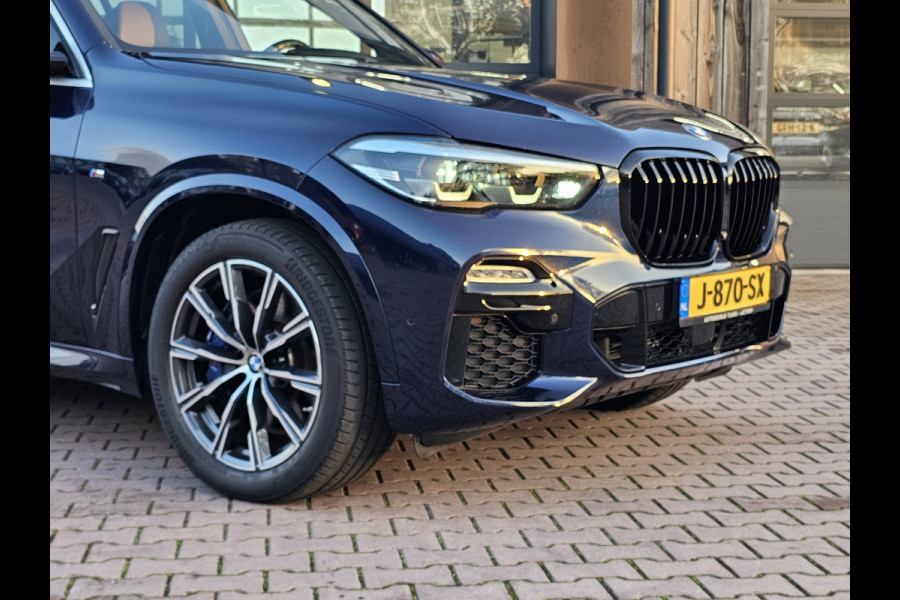 BMW X5 xDrive45e High Executive M-Sport | Luchtvering |  Elek. trekhaak | Safety pack | Achterasbesturing | HUD | M aerodynamica | Leder |