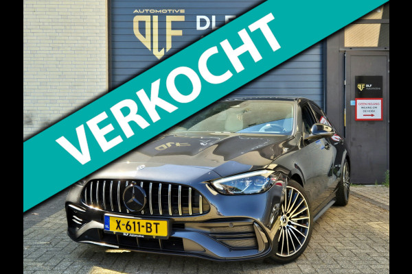 Mercedes-Benz C-Klasse 180 AMG Line | Burmester | Wit leder | Pano