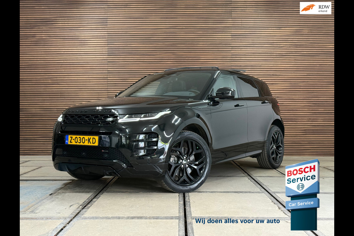 Land Rover Range Rover Evoque 2.0 D165 AWD R-Dynamic HSE | Black Edition | PANO | Leder | Meridian | Winter Pakket | 20inch | ACC