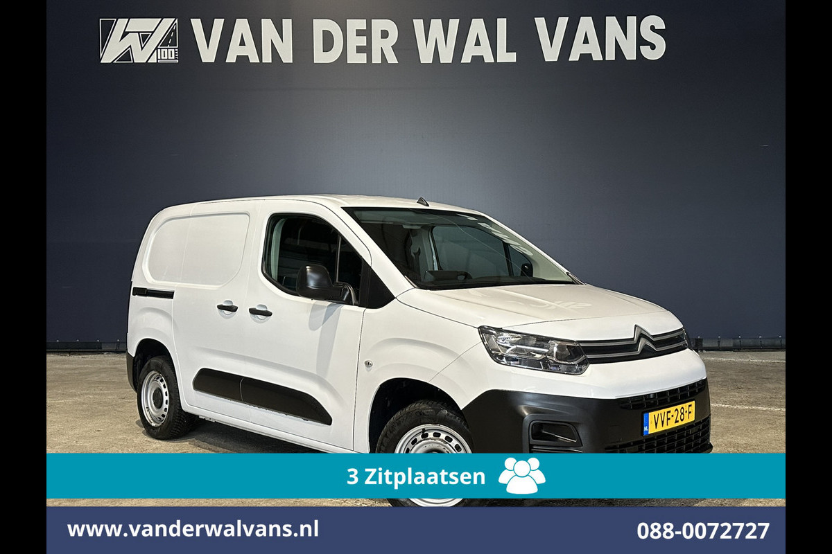 Citroën Berlingo 1.5 BlueHDi 102pk L1H1 Euro6 Airco | 3-Zits | Camera | Apple Carplay | Cruisecontrol Android Auto, Parkeersensoren