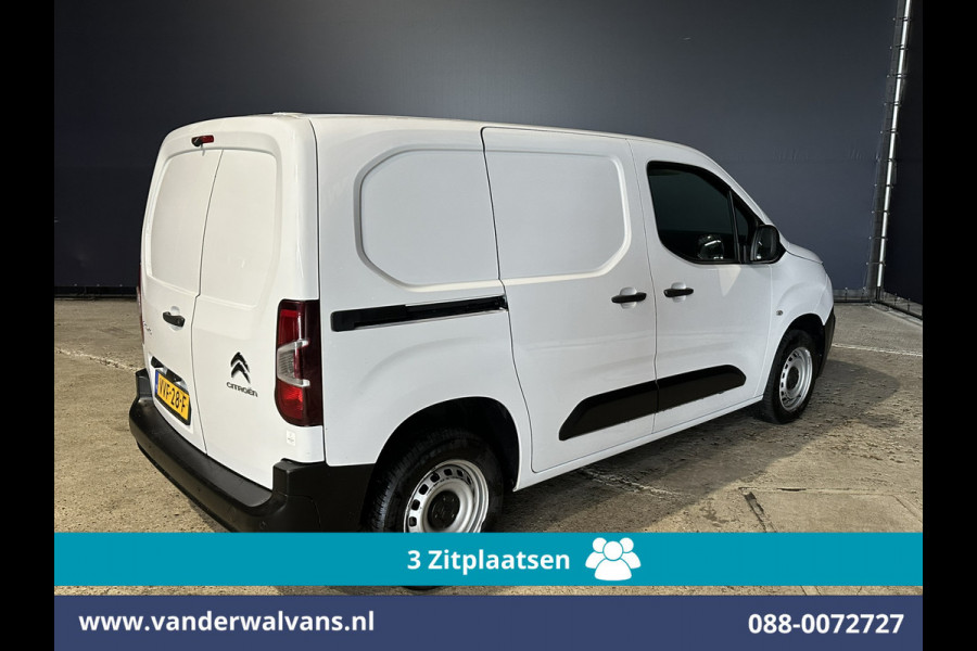 Citroën Berlingo 1.5 BlueHDi 102pk L1H1 Euro6 Airco | 3-Zits | Camera | Apple Carplay | Cruisecontrol Android Auto, Parkeersensoren