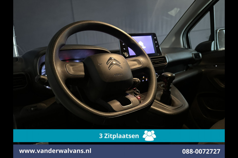 Citroën Berlingo 1.5 BlueHDi 102pk L1H1 Euro6 Airco | 3-Zits | Camera | Apple Carplay | Cruisecontrol Android Auto, Parkeersensoren