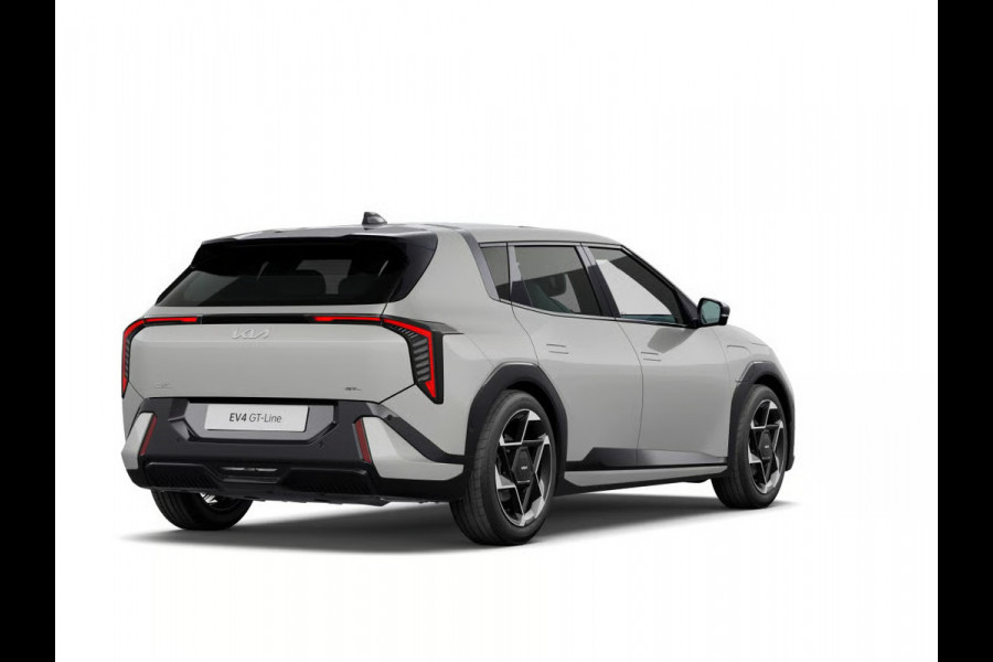 Kia EV4 GT-PlusLine 81.4 kWh | Actieprijs* | Navi. | Clima. | Adapt. Cruise. | Dodehoekcamera | Glazen Schuif-/Kanteldak | Harman Kardon | GT-Line Vegan Lederen Stoelbekleding | Slimme Parkeerassistentie