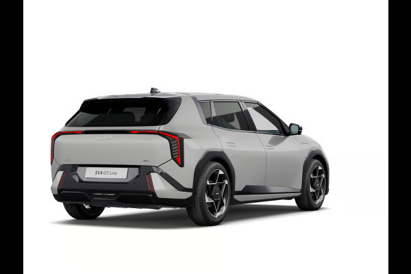 Kia EV4 GT-PlusLine 81.4 kWh | Actieprijs* | Navi. | Clima. | Adapt. Cruise. | Dodehoekcamera | Glazen Schuif-/Kanteldak | Harman Kardon | GT-Line Vegan Lederen Stoelbekleding | Slimme Parkeerassistentie