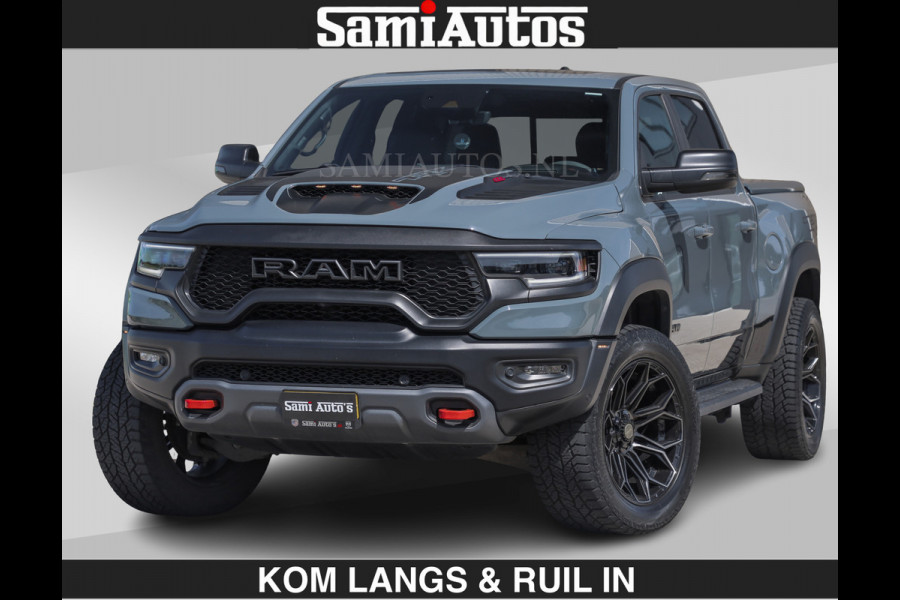 Dodge Ram TRX 6.2 V8 HELLCAT | ANVIL | CARBON | RODE STIKSELS | BOM VOL | CREW CAB DUBBELE CABINE | 5 PERSOONS |