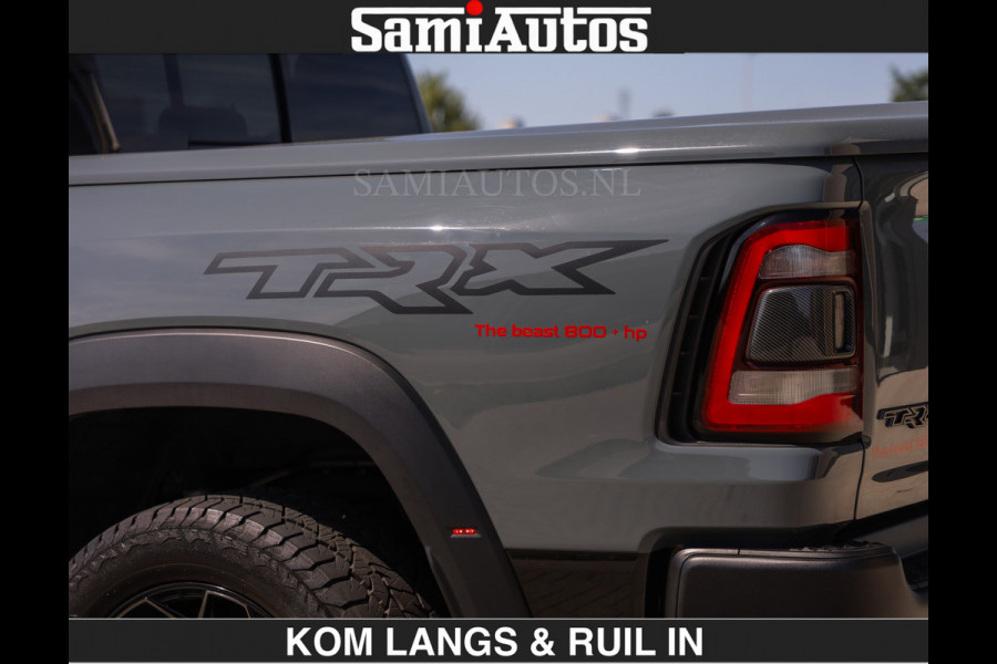 Dodge Ram TRX 6.2 V8 HELLCAT | ANVIL | CARBON | RODE STIKSELS | BOM VOL | CREW CAB DUBBELE CABINE | 5 PERSOONS |