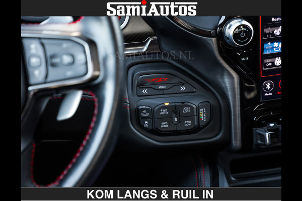 Dodge Ram TRX 6.2 V8 HELLCAT | ANVIL | CARBON | RODE STIKSELS | BOM VOL | CREW CAB DUBBELE CABINE | 5 PERSOONS |