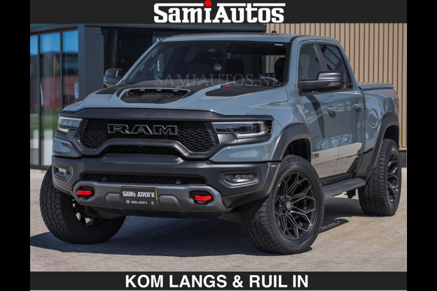 Dodge Ram TRX 6.2 V8 HELLCAT | ANVIL | CARBON | RODE STIKSELS | BOM VOL | CREW CAB DUBBELE CABINE | 5 PERSOONS |