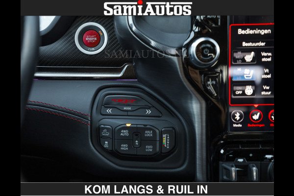 Dodge Ram TRX 6.2 V8 HELLCAT | ANVIL | CARBON | RODE STIKSELS | BOM VOL | CREW CAB DUBBELE CABINE | 5 PERSOONS |