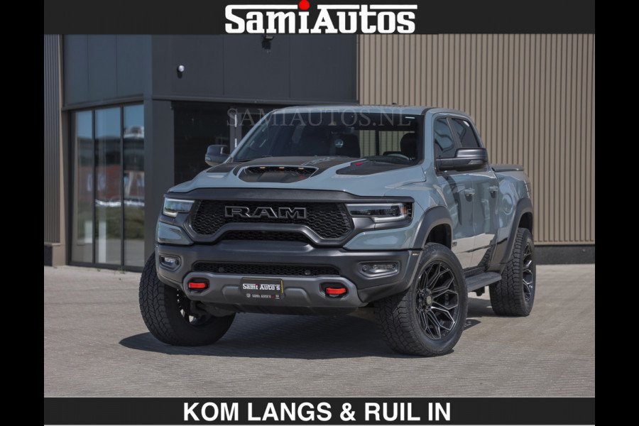 Dodge Ram TRX 6.2 V8 HELLCAT | ANVIL | CARBON | RODE STIKSELS | BOM VOL | CREW CAB DUBBELE CABINE | 5 PERSOONS |