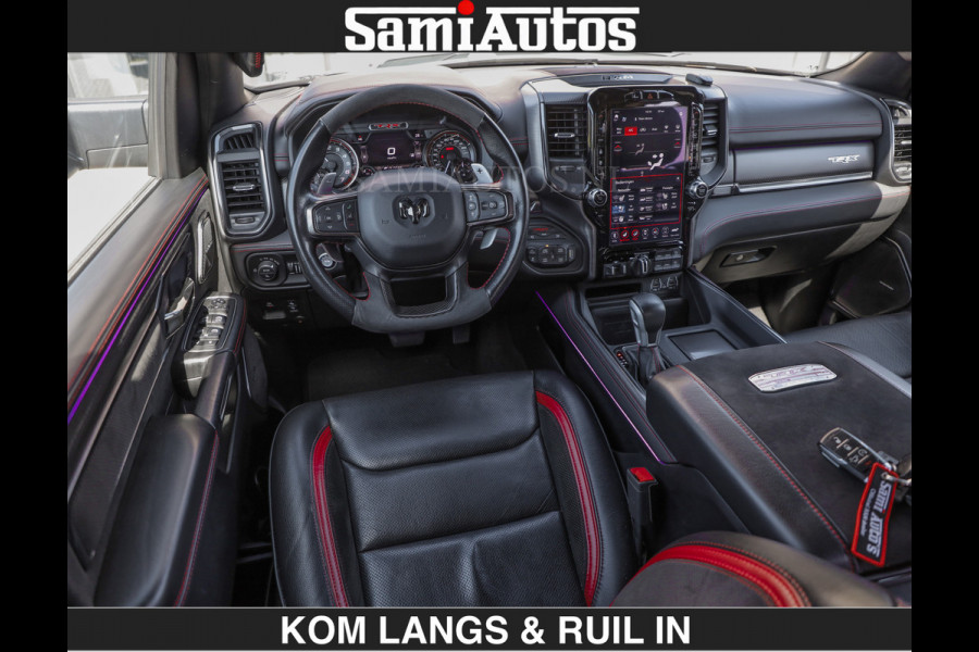 Dodge Ram TRX 6.2 V8 HELLCAT | ANVIL | CARBON | RODE STIKSELS | BOM VOL | CREW CAB DUBBELE CABINE | 5 PERSOONS |