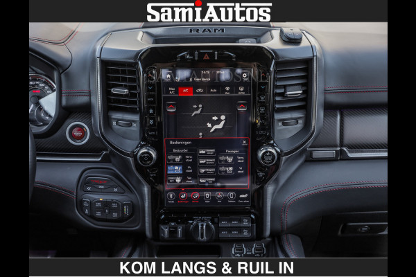 Dodge Ram TRX 6.2 V8 HELLCAT | ANVIL | CARBON | RODE STIKSELS | BOM VOL | CREW CAB DUBBELE CABINE | 5 PERSOONS |