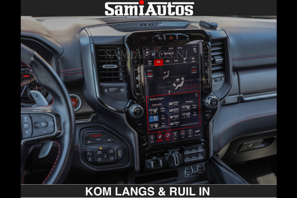 Dodge Ram TRX 6.2 V8 HELLCAT | ANVIL | CARBON | RODE STIKSELS | BOM VOL | CREW CAB DUBBELE CABINE | 5 PERSOONS |