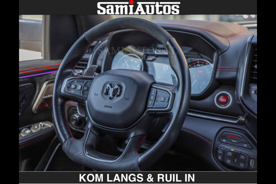 Dodge Ram TRX 6.2 V8 HELLCAT | ANVIL | CARBON | RODE STIKSELS | BOM VOL | CREW CAB DUBBELE CABINE | 5 PERSOONS |