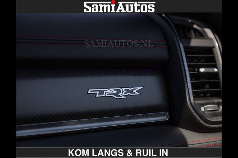 Dodge Ram TRX 6.2 V8 HELLCAT | ANVIL | CARBON | RODE STIKSELS | BOM VOL | CREW CAB DUBBELE CABINE | 5 PERSOONS |