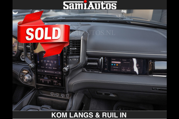 Dodge Ram Limited Night H.O 540HP 706Nm | € 84.950 excl | Massage + Full Option | De Meest Luxe en Volle Pick-Up in zijn Klasse | Comfortabele Dubbele Cabine met Royale 5 Zitplaatsen | BPM vrij | Nu Leverbaar uit Voorraad | Voorraad Nr 2356 - 0990 | De specialist in Amerikaanse pick‑ups in Nederland en Europa.