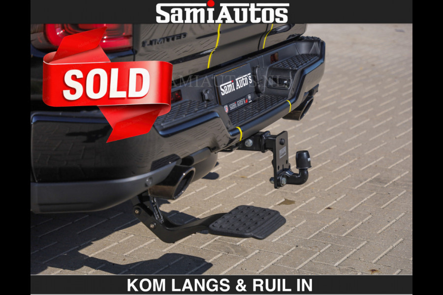 Dodge Ram Limited Night H.O 540HP 706Nm | € 84.950 excl | Massage + Full Option | De Meest Luxe en Volle Pick-Up in zijn Klasse | Comfortabele Dubbele Cabine met Royale 5 Zitplaatsen | BPM vrij | Nu Leverbaar uit Voorraad | Voorraad Nr 2356 - 0990 | De specialist in Amerikaanse pick‑ups in Nederland en Europa.