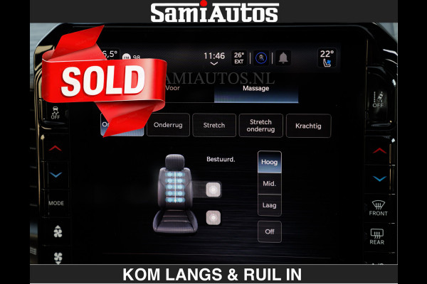 Dodge Ram Limited Night H.O 540HP 706Nm | € 84.950 excl | Massage + Full Option | De Meest Luxe en Volle Pick-Up in zijn Klasse | Comfortabele Dubbele Cabine met Royale 5 Zitplaatsen | BPM vrij | Nu Leverbaar uit Voorraad | Voorraad Nr 2356 - 0990 | De specialist in Amerikaanse pick‑ups in Nederland en Europa.