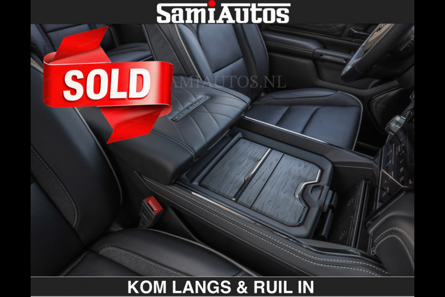 Dodge Ram Limited Night H.O 540HP 706Nm | € 84.950 excl | Massage + Full Option | De Meest Luxe en Volle Pick-Up in zijn Klasse | Comfortabele Dubbele Cabine met Royale 5 Zitplaatsen | BPM vrij | Nu Leverbaar uit Voorraad | Voorraad Nr 2356 - 0990 | De specialist in Amerikaanse pick‑ups in Nederland en Europa.