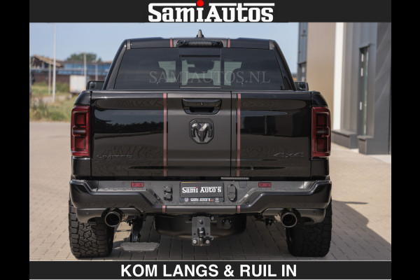 Dodge Ram Limited 540 PK | HUD | €84950,- excl | LUCHTVERING | MASSAGE | PASSAGIERSSCHERM | De Meest Luxe en Volle Pick-Up in zijn Klasse  Comfortabele Dubbele Cabine met Royale 5 Zitplaatsen | BPM vrij | Nu Leverbaar uit Voorraad | Voorraad Nr 2335 - 5153 | De specialist in Amerikaanse pick‑ups in Nederland en Europa.
