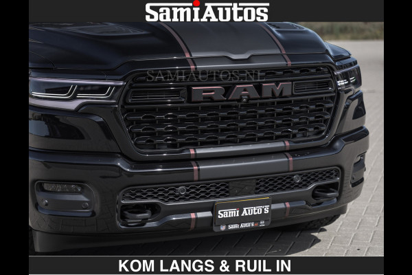 Dodge Ram Limited 540 PK | HUD | €84950,- excl | LUCHTVERING | MASSAGE | PASSAGIERSSCHERM | De Meest Luxe en Volle Pick-Up in zijn Klasse  Comfortabele Dubbele Cabine met Royale 5 Zitplaatsen | BPM vrij | Nu Leverbaar uit Voorraad | Voorraad Nr 2335 - 5153 | De specialist in Amerikaanse pick‑ups in Nederland en Europa.