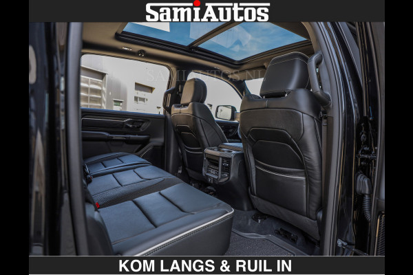 Dodge Ram Limited 540 PK | HUD | €84950,- excl | LUCHTVERING | MASSAGE | PASSAGIERSSCHERM | De Meest Luxe en Volle Pick-Up in zijn Klasse  Comfortabele Dubbele Cabine met Royale 5 Zitplaatsen | BPM vrij | Nu Leverbaar uit Voorraad | Voorraad Nr 2335 - 5153 | De specialist in Amerikaanse pick‑ups in Nederland en Europa.