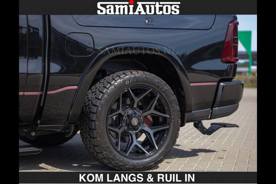 Dodge Ram Limited 540 PK | HUD | €84950,- excl | LUCHTVERING | MASSAGE | PASSAGIERSSCHERM | De Meest Luxe en Volle Pick-Up in zijn Klasse  Comfortabele Dubbele Cabine met Royale 5 Zitplaatsen | BPM vrij | Nu Leverbaar uit Voorraad | Voorraad Nr 2335 - 5153 | De specialist in Amerikaanse pick‑ups in Nederland en Europa.